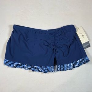 PROFILE by Gottex Asymmetrical Side Tie Skirted Swimsuit Bikini Bottom, 6